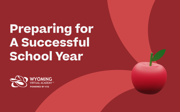 Wyoming Virtual Academy blog header reading “Preparing for a Successful School Year.”